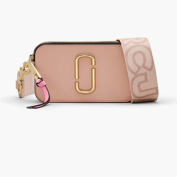 Marc Jacobs Snapshot rose multi color bag with 2 straps - Picture 9 of 11